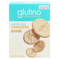 Glutino Crackers, Original, Gluten Free - 4.4 Ounce 