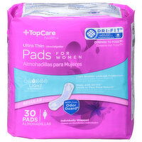 TopCare Pads, Ultra Thin, Regular, Light - 30 Each
