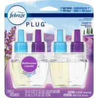 Febreze Scented Oil Refill, Mediterranean Lavender - 2 Each 