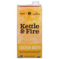 Kettle & Fire Organic Chicken Broth - 32 Ounce