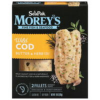 SeaPak Morey's Cod, Wild, Butter & Herb - 2 Each 