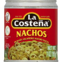 La Costena Jalapeno, Pickled, Nacho Slices - 7 Ounce 