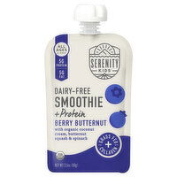 Serenity Kids Smoothie + Protein, Dairy-Free, Berry Butternut, 6+ Months - 3.5 Ounce 