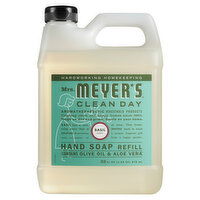 Mrs. Meyer's Hand Soap Refill, Basil Scent - 33 Fluid ounce 