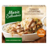 Marie Callender's Turkey & Stuffing Meal to Share Multi-Serve Frozen Dinner - 24 Ounce