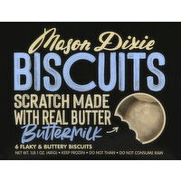 Mason Dixie Biscuits, Buttermilk - 6 Each 