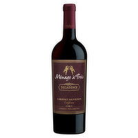 Menage a Trois Decadence Cabernet Sauvignon California Red Wine, 750 ml     - 750 Millilitre 