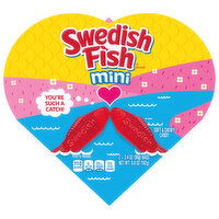 SWEDISH FISH Soft & Chewy Valentines Day Candy, 6.8 oz Heart Shaped Box - 6.8 Ounce 