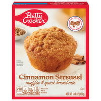 Betty Crocker Muffin & Quick Bread Mix, Cinnamon Streusel