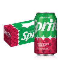 Sprite  Winter Spiced Cranberry, Lemon-Lime And Cranberry Flavored Soda Pop Soft Drink