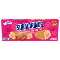 Marinela Snack Cake, Strawberry Creme Filled, 8 Packs - 8 Each 