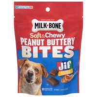 Milk-Bone Dog Snacks, Peanut Buttery Bites, Soft & Chewy - 4.5 Ounce 