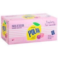 Polar Seltzer Ade, Raspberry Pink Lemonade - 8 Each 