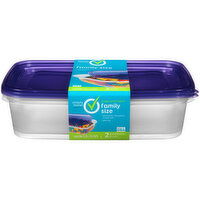 Simply Done Snap And Store Family Size Containers & Lids - 1 Gallon 