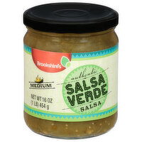 Brookshire's Authentic Salsa Verde Salsa, Medium - 16 Ounce 