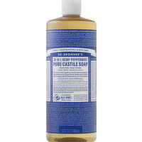 Dr Bronners Soap, Pure-Castile, 18-in-1, Hemp Peppermint - 32 Ounce 