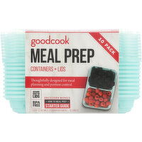 Goodcook Containers + Lids, Meal Prep, 10 Pack