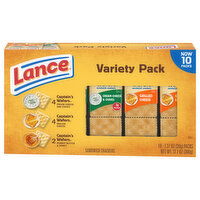 Lance Sandwich Crackers, Variety Pack, 10 Packs - 10 Each 