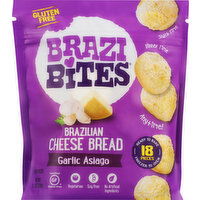 Brazi Bites Cheese Bread, Brazilian, Garlic Asiago - 18 Each 