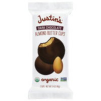 Justin's Almond Butter Cups, Organic, Dark Chocolate - 2 Each 