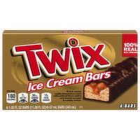 Twix Ice Cream Bars, Vanilla - 6 Each 