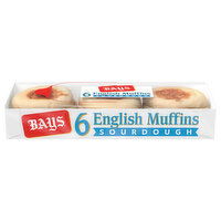 Bays English Muffins, Sourdough - 6 Each 