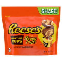 Reese's Miniature Cups, with Reese's Puffs, Share Pack - 9.6 Ounce 