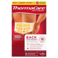 ThermaCare Heatwraps, Lower Back & Hip, Air-Activated, One-Time Use, L-XL - 3 Each 