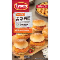 Tyson Spicy Chicken Breast Sliders, 20.8 oz, 8 ct Box