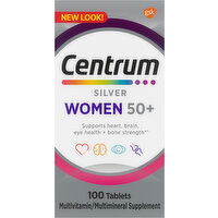 Centrum Multivitamin/Multimineral, Women 50+, Tablets - 100 Each 