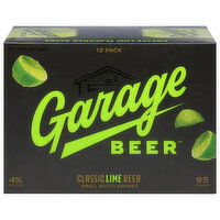 Garage Beer Beer, Classic, Lime, 12 Pack - 12 Each 