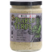 Diablo Verde Sauce, Creamy Cilantro, Mild - 12.5 Ounce 