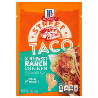 McCormick Street Taco Southwest Ranch Chicken Seasoning Mix - 0.87 Ounce 