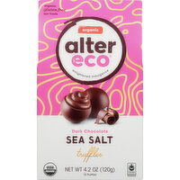 Alter Eco Truffles, Organic, Dark Chocolate Sea Salt - 10 Each 