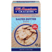 All-American Crackers Crackers, Salted Butter