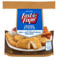 Fast Fixin' Chicken Strips, 100% All Natural - 24 Ounce 