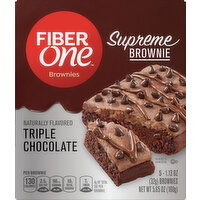 Fiber One Supreme Brownie, Triple Chocolate