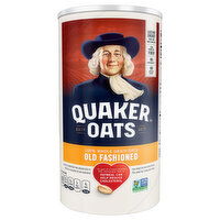 Quaker Oats Oats, Old Fashioned, 100% Whole Grain, Rolled - 18 Ounce 