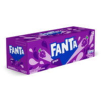 Fanta  Grape Soda Fruit Flavored Soft Drink - 12 Each 