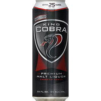 King Cobra Malt Liquor, Premium - 25 Ounce 