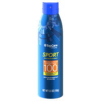 TopCare Sunscreen, Sport, Continuous Spray, Broad Spectrum SPF 100 - 5.5 Ounce 