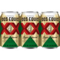 Dos Equis Beer, Lager Especial, 6 Pack - 6 Each 