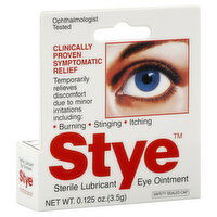 Stye Eye Ointment, Sterile Lubricant - 0.125 Ounce 