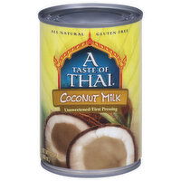 A Taste of Thai Coconut Milk, Unsweetened/First Pressing - 13.5 Fluid ounce 