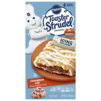 Pillsbury Toaster Pastries, Cinnamon Roll - 6 Each 