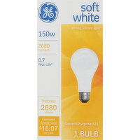 GE Light Bulb, Soft White, 150 Watts