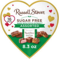 Russell Stover Sugar Free Heart Assorted Chocolate Candy Gift Box