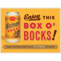 Shiner Box O' Bocks! Beer - 144 Fluid ounce 