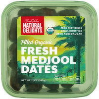 Bard Valley Natural Delights Pitted Organic Fresh Medjool Dates - 12 Ounce 