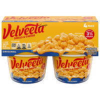 Velveeta Shells & Cheese, Original, 4 Pack - 4 Each 